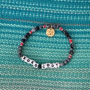 Peloton Beaded Bracelet with XOXO CODY Charm